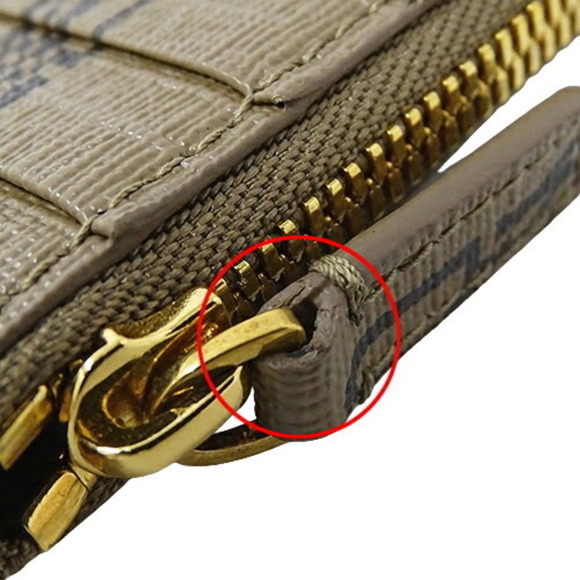 BALENCIAGA Brown Coated Canvas Wallet - Picture 9 of 10